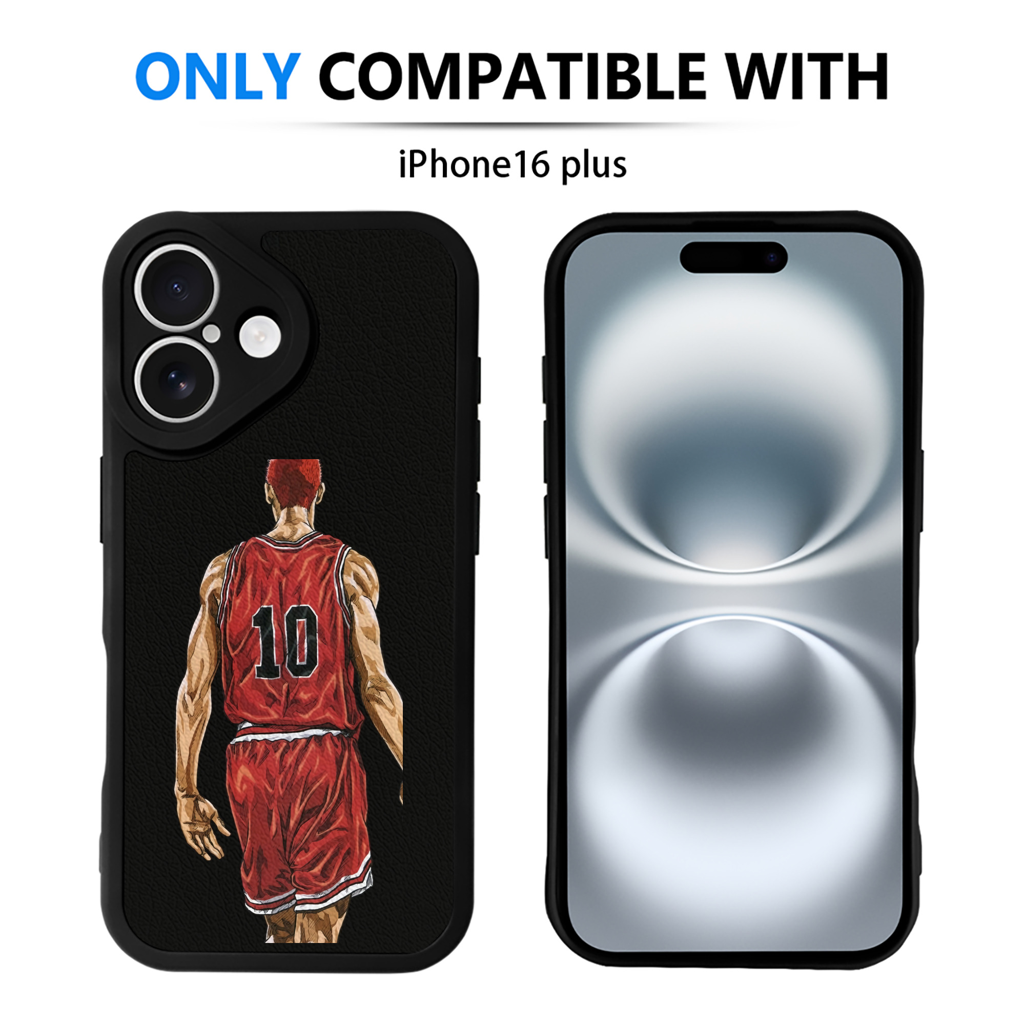（画像用） SLAM DUNK／スラムダンク 【iPhone 16シリーズ対応】シリコンスマホケース（レザー調） 材質：シリコン